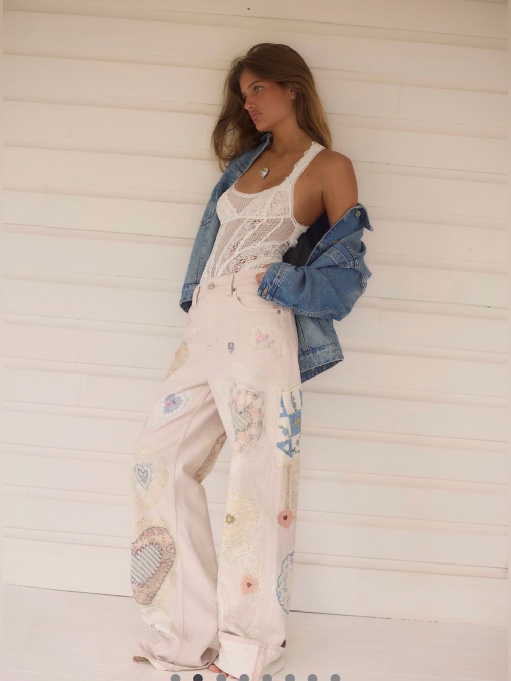Free People Tinsley Printed Jeans